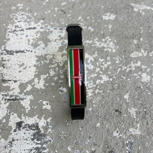 Silicone rubber Kenya flag bracelet